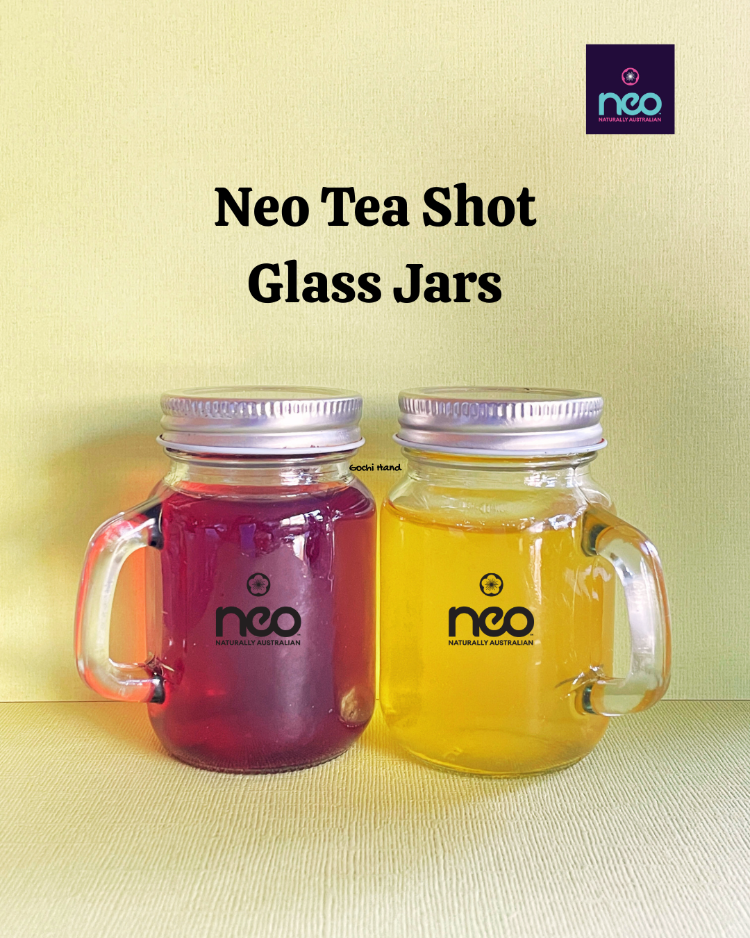 Tea Shot Glass Jars
