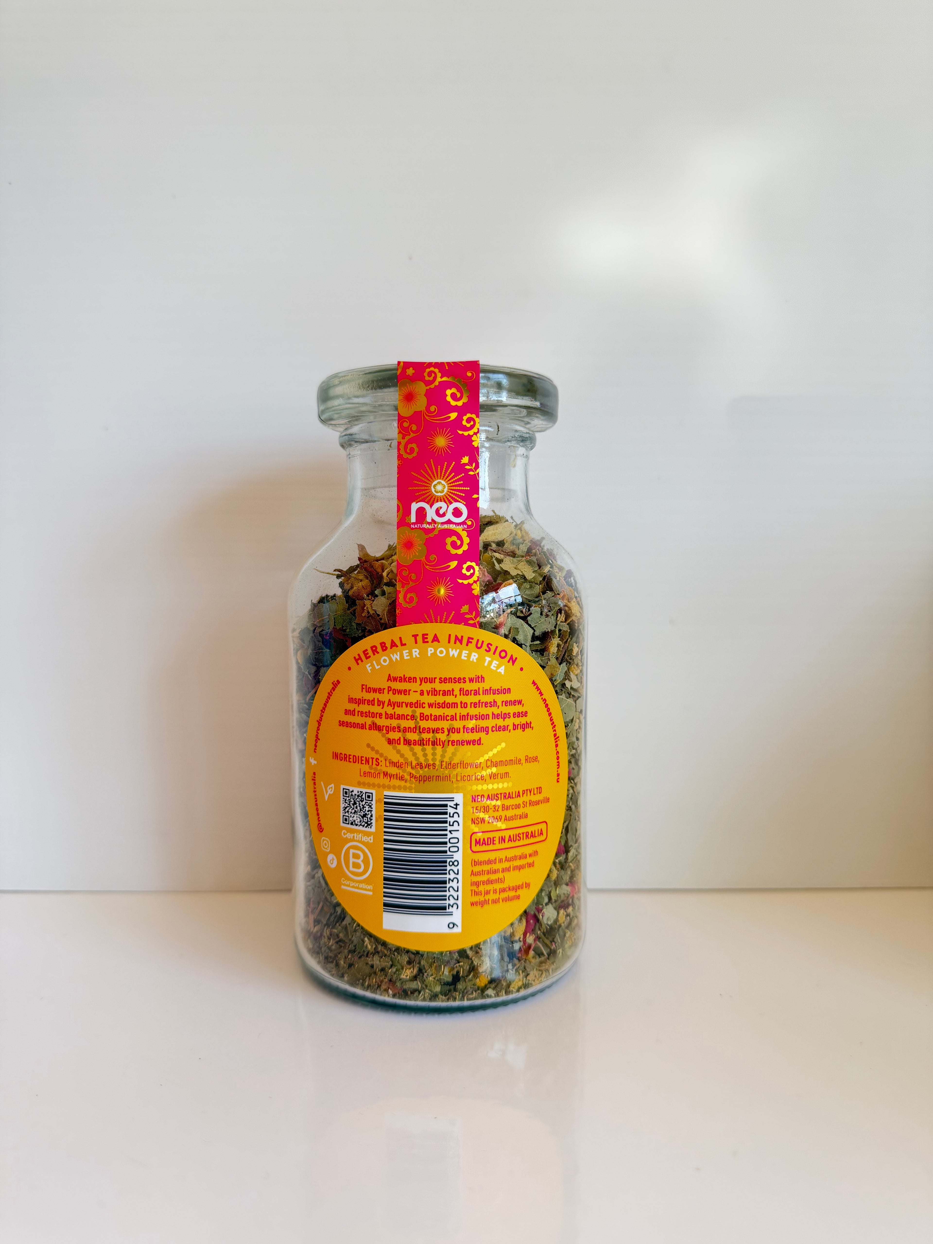 Flower Power Herbal Tea Infusion 75g Jar