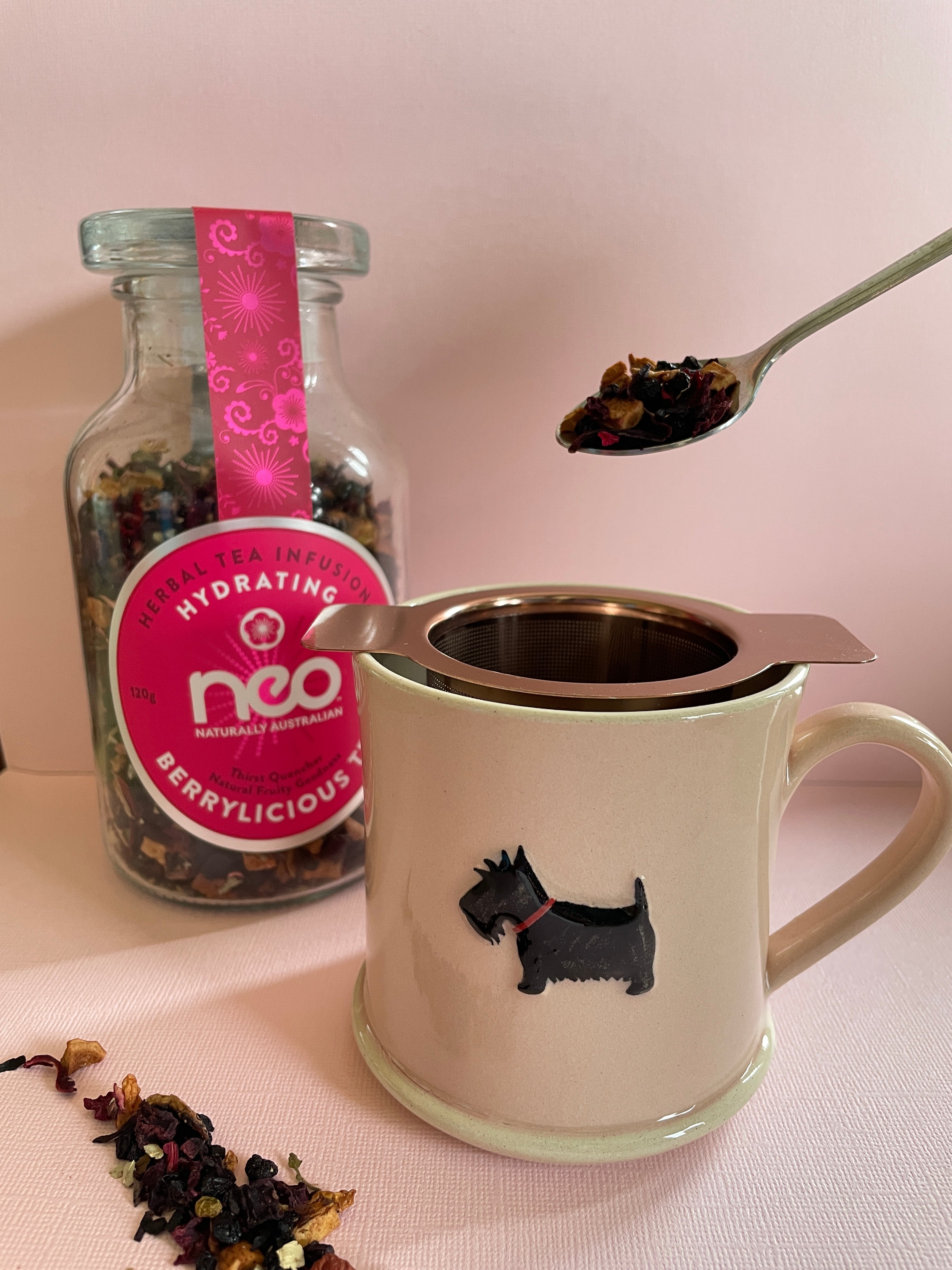 Rose Gold Tea Cup Infuser