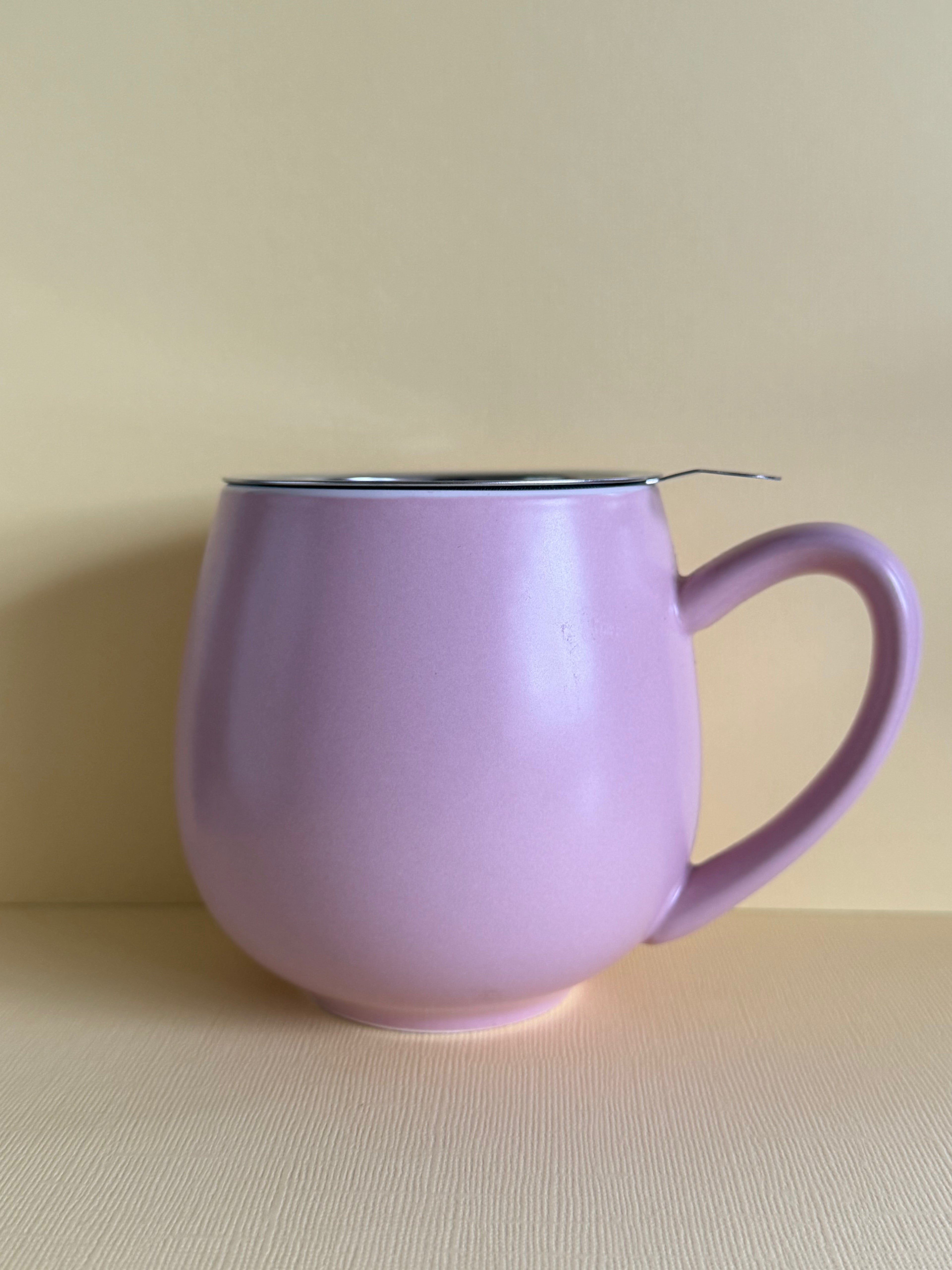 Pink Tea Cup with Infuser