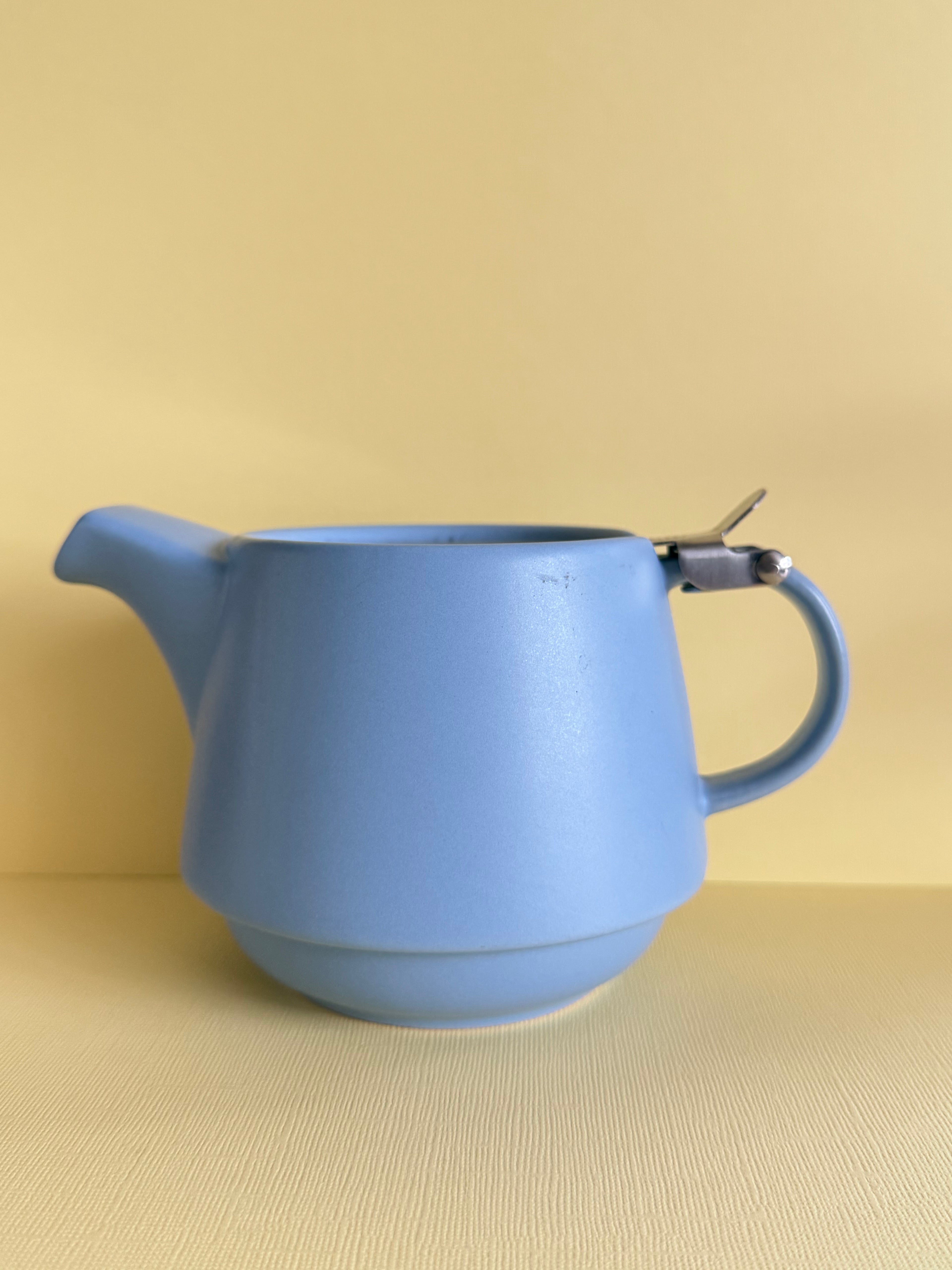 Blue Teapot & Cup Duo