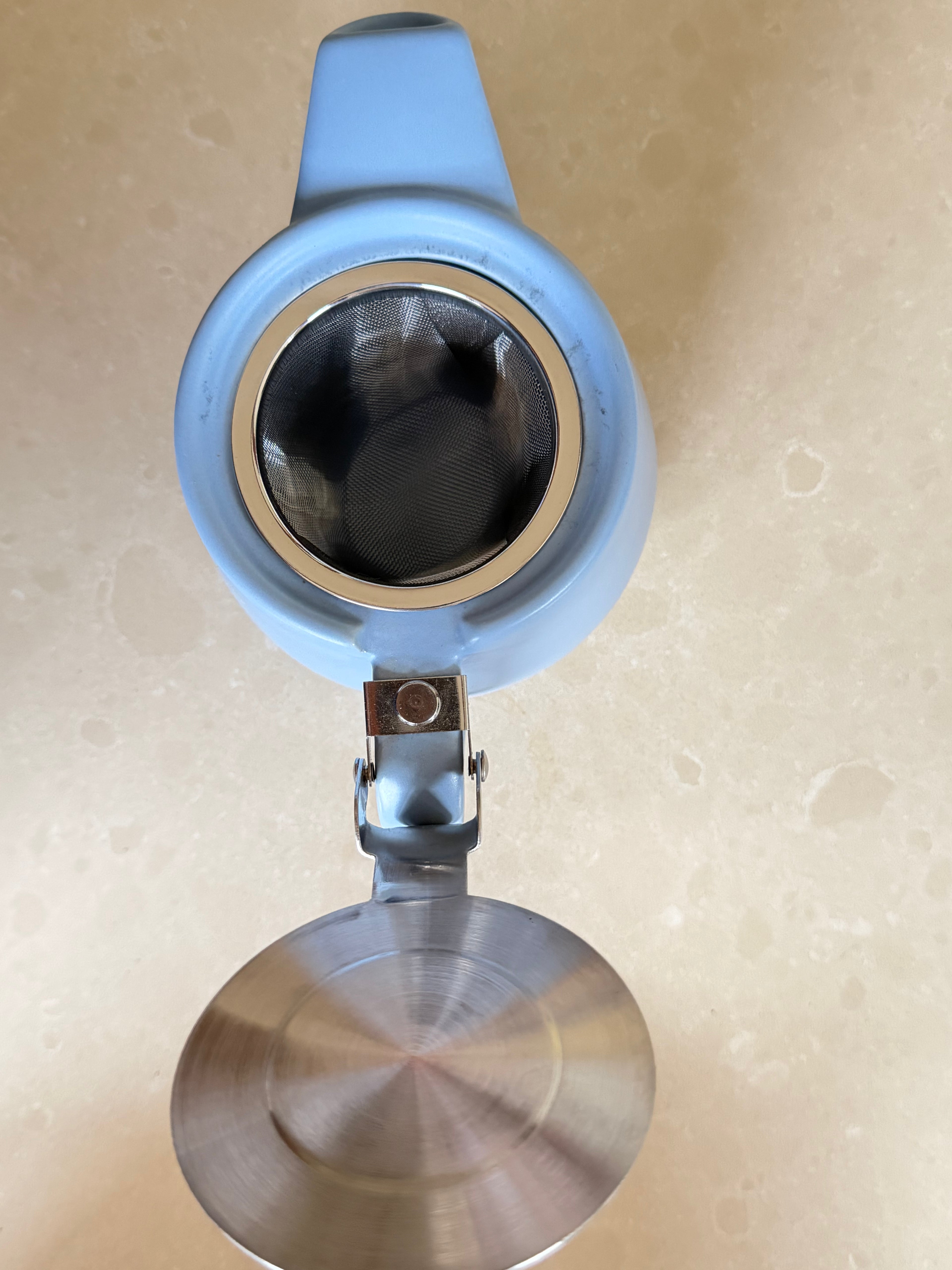 Blue Teapot & Cup Duo