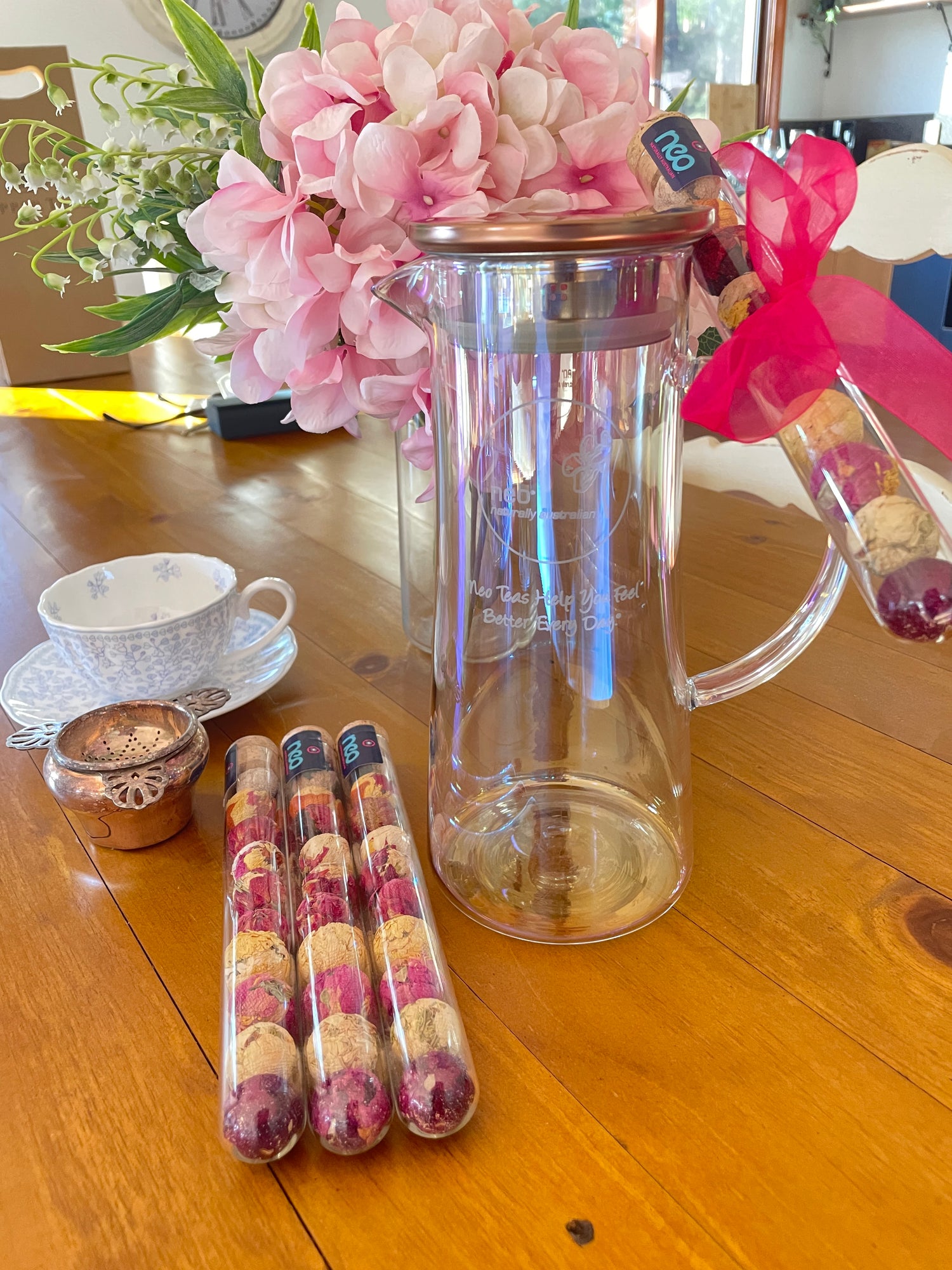 Blooming Tea Balls & Brew Set