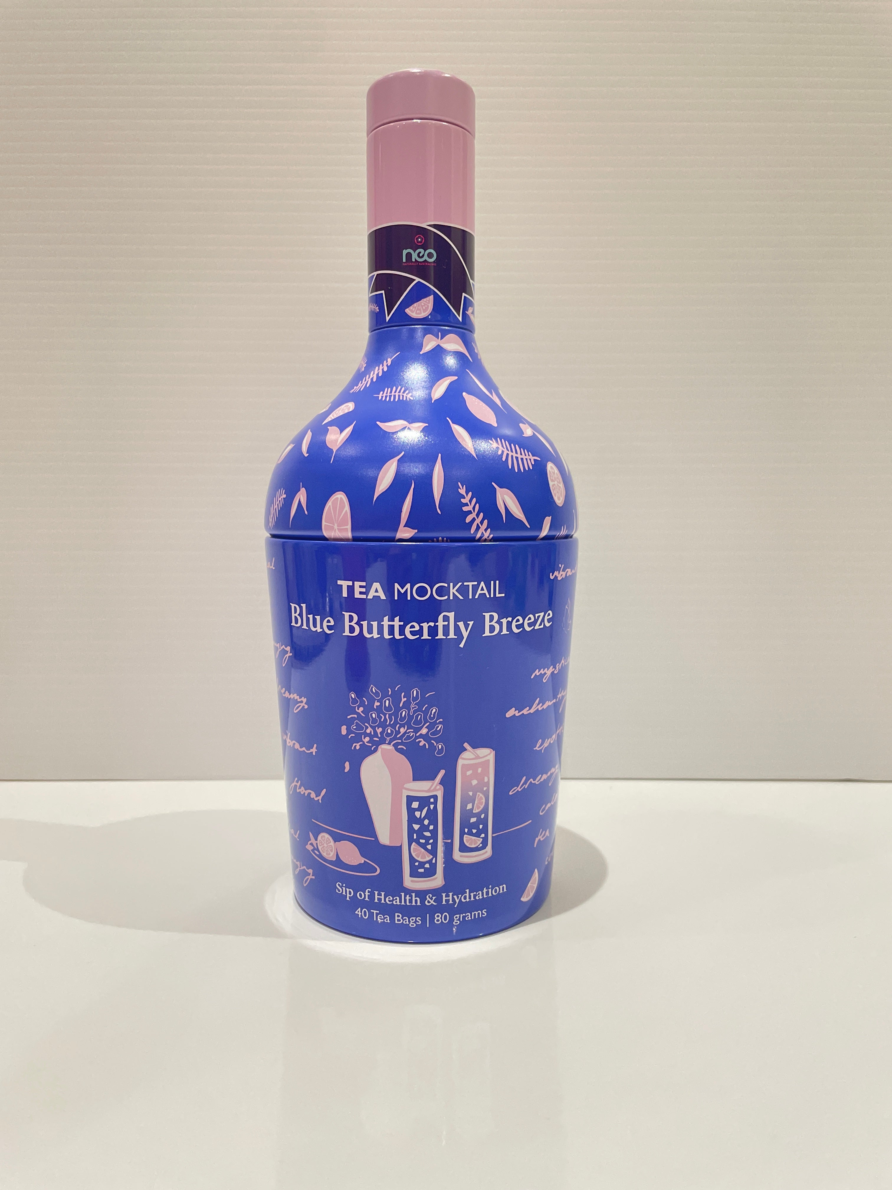 Tea Mocktail Blue Butterfly Breeze