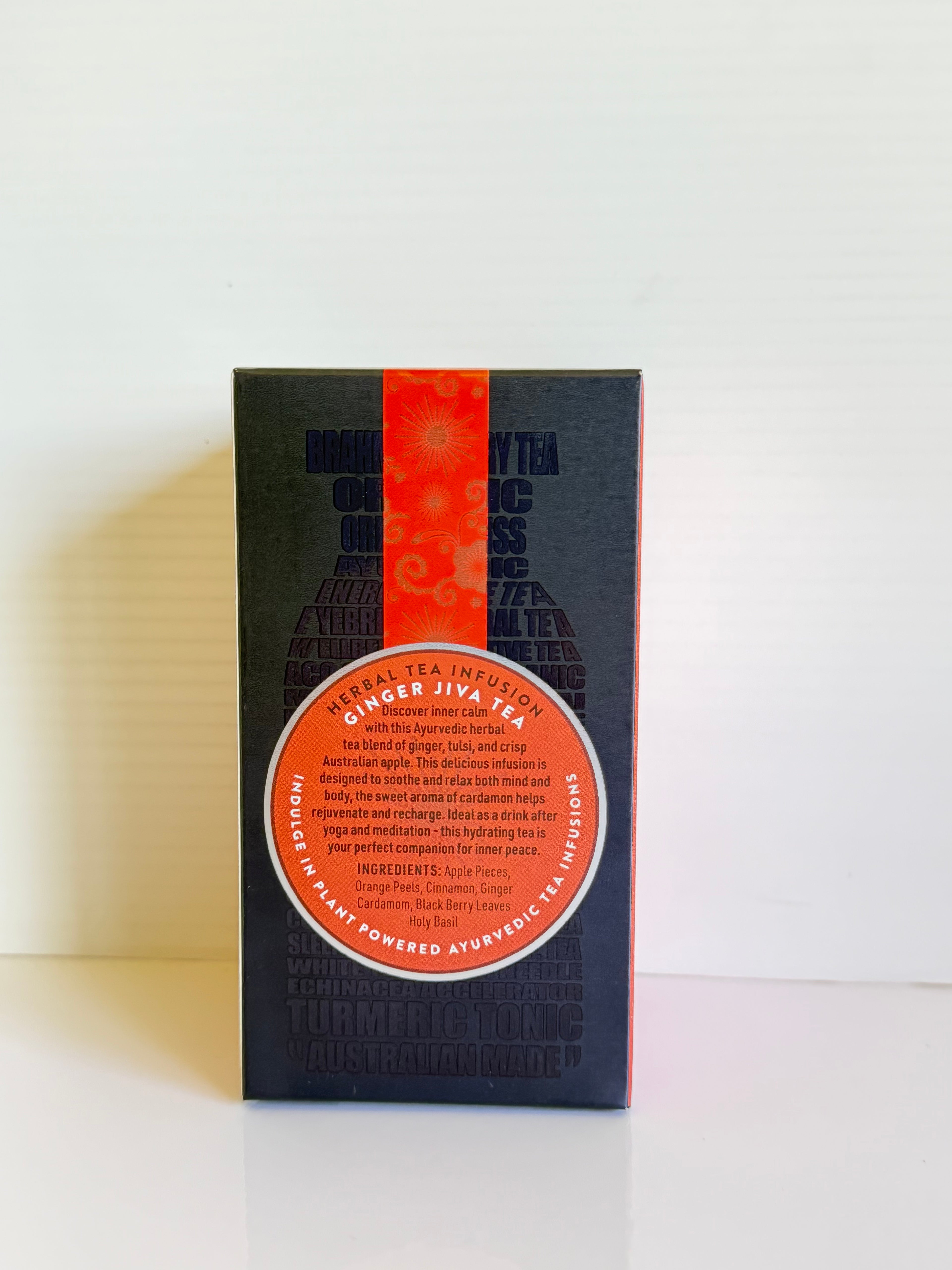 Ginger Jiva Tea – 6 Box Bulk Pack (Pyramid Teabags)