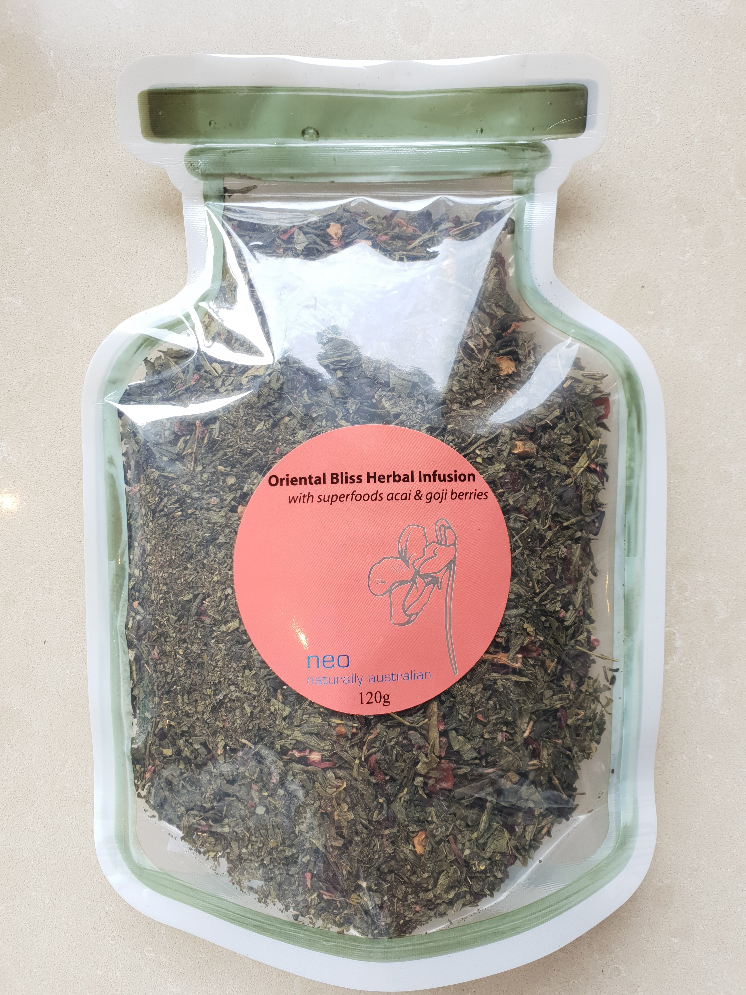 Acai Berries & Goji Berries Tea 120g Refill - Oriental Bliss Tea