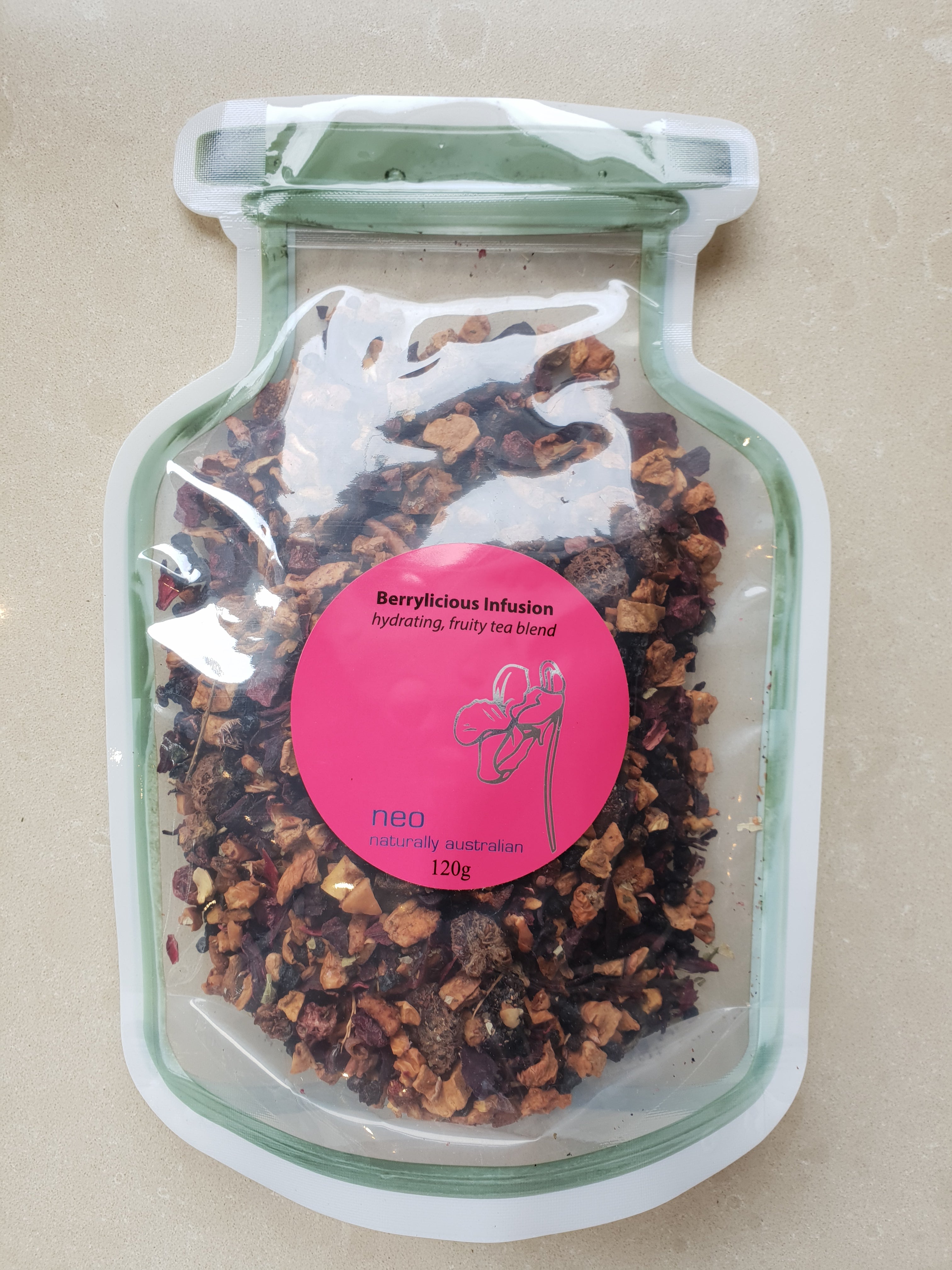 Berry Herbal Tea 130g Refill - Berrylicious