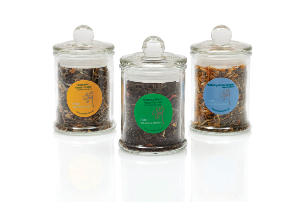 Neo Mini Vitality Tea Trio (Complexion, Wellbeing, Gorgeous Green)