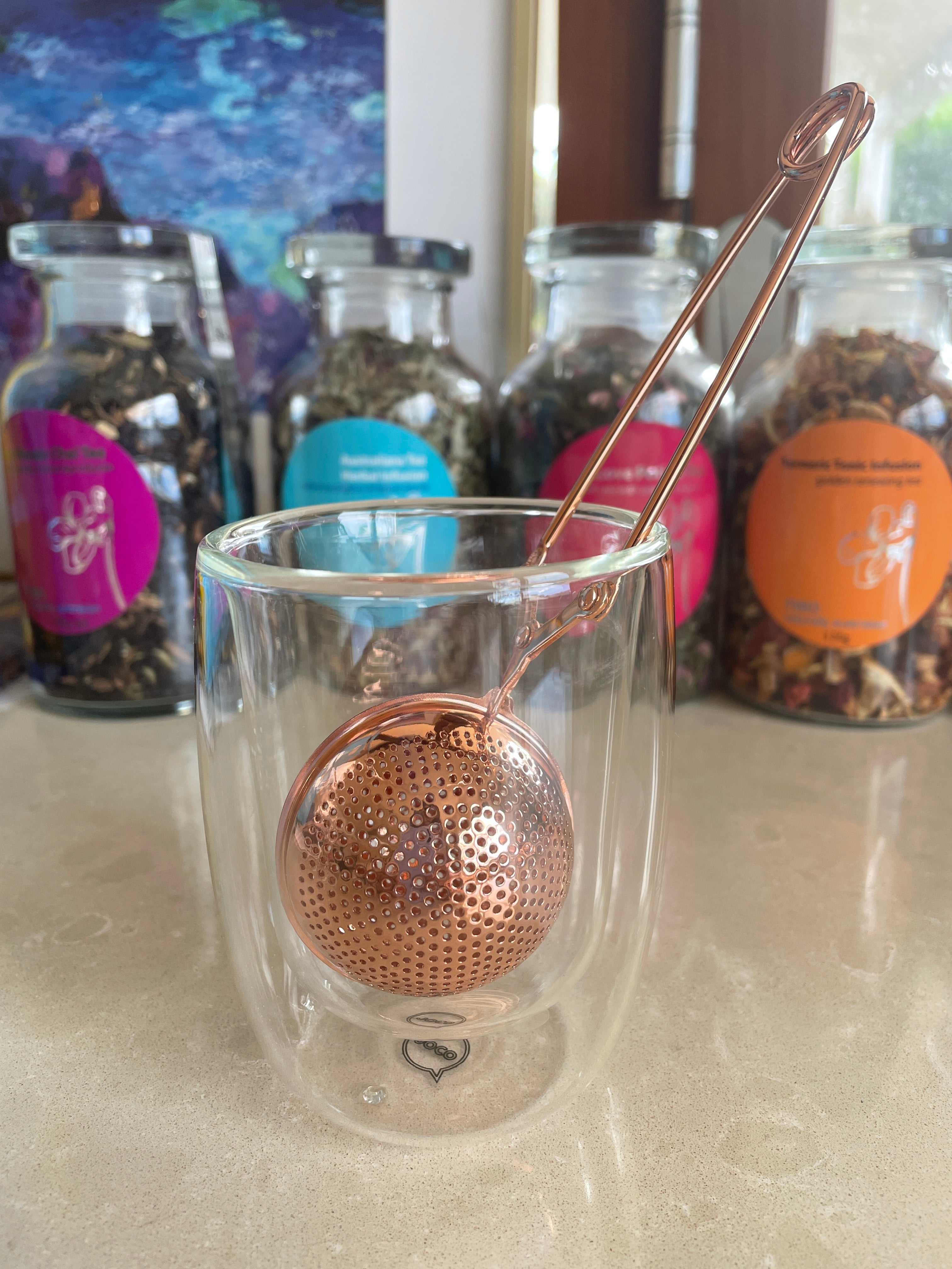 Rose Gold Tea Infuser
