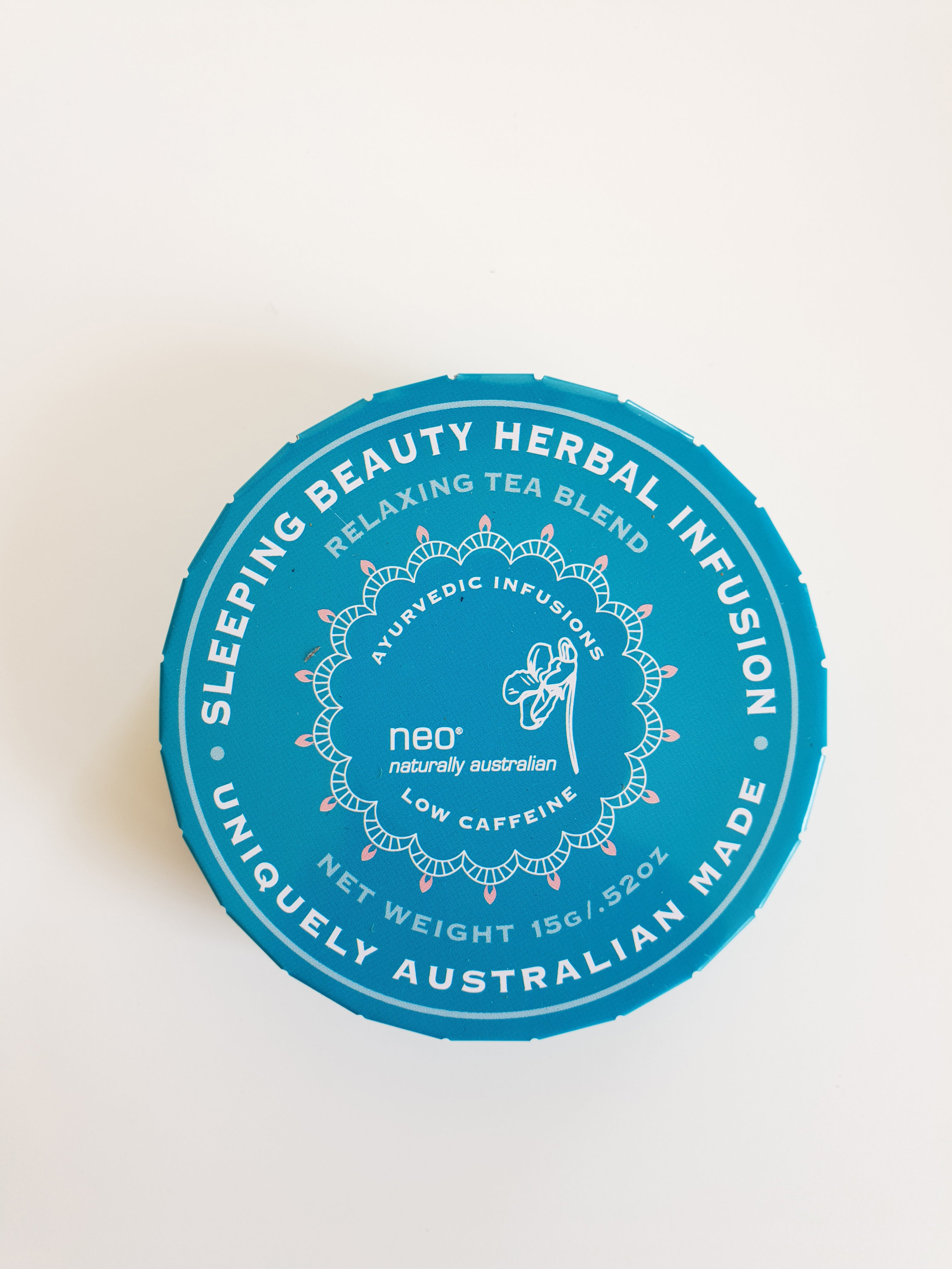Sleeping Beauty Tea Travel Tin 15g - Jasmine Tea with Lemon Balm