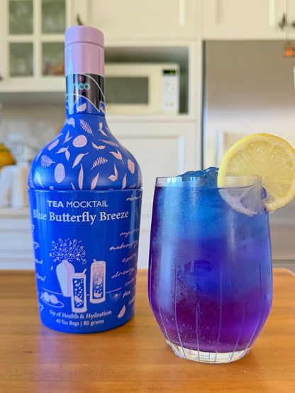 Tea Mocktail Blue Butterfly Breeze