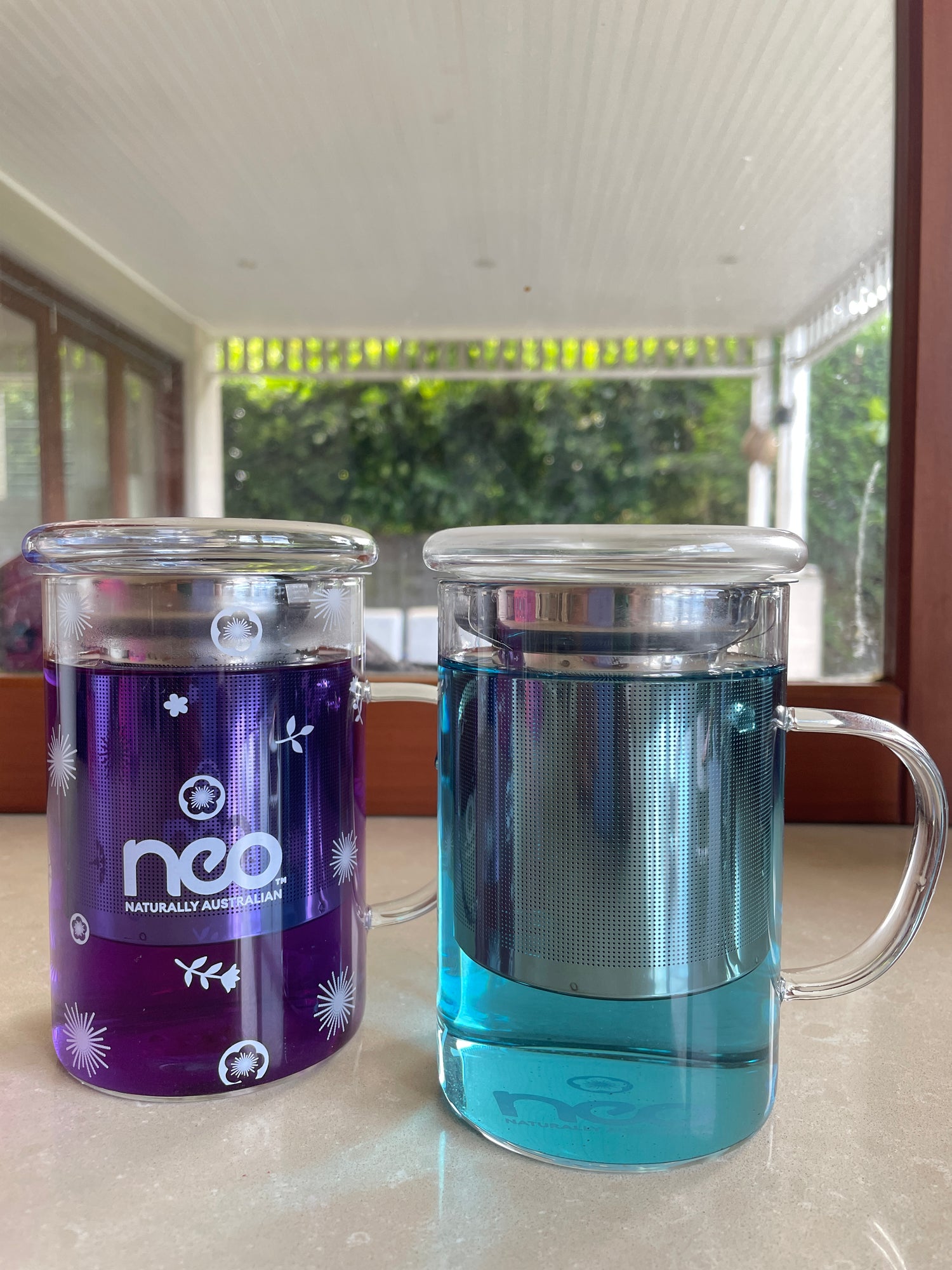 Nifty Glass Tea Infuser Mug With Lid