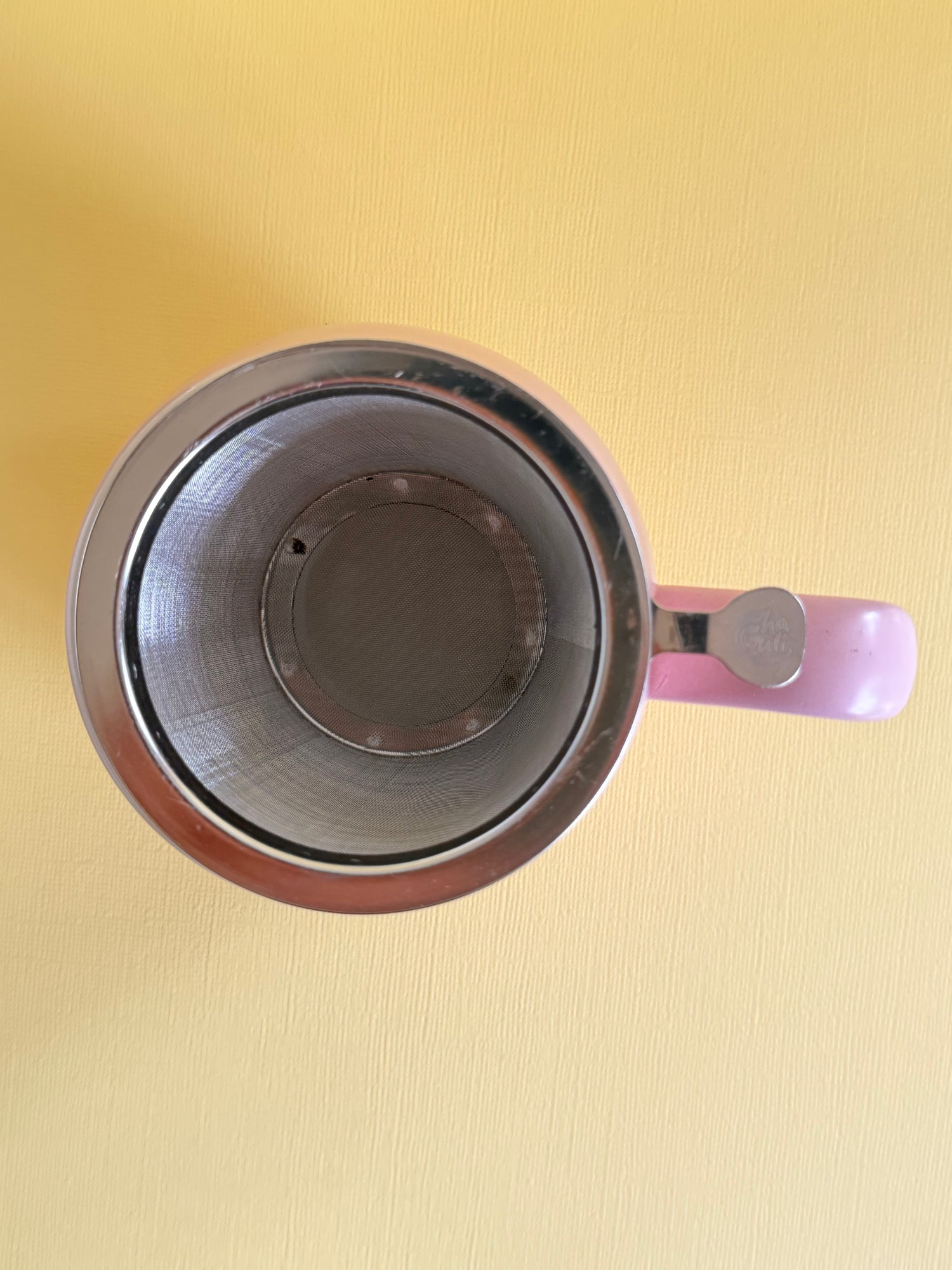 Pink Tea Cup with Infuser