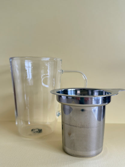 Glass Tea Mug with Infuser