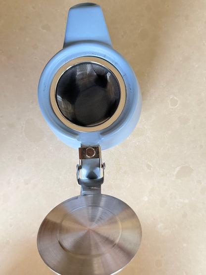 Blue Teapot &amp; Cup Duo