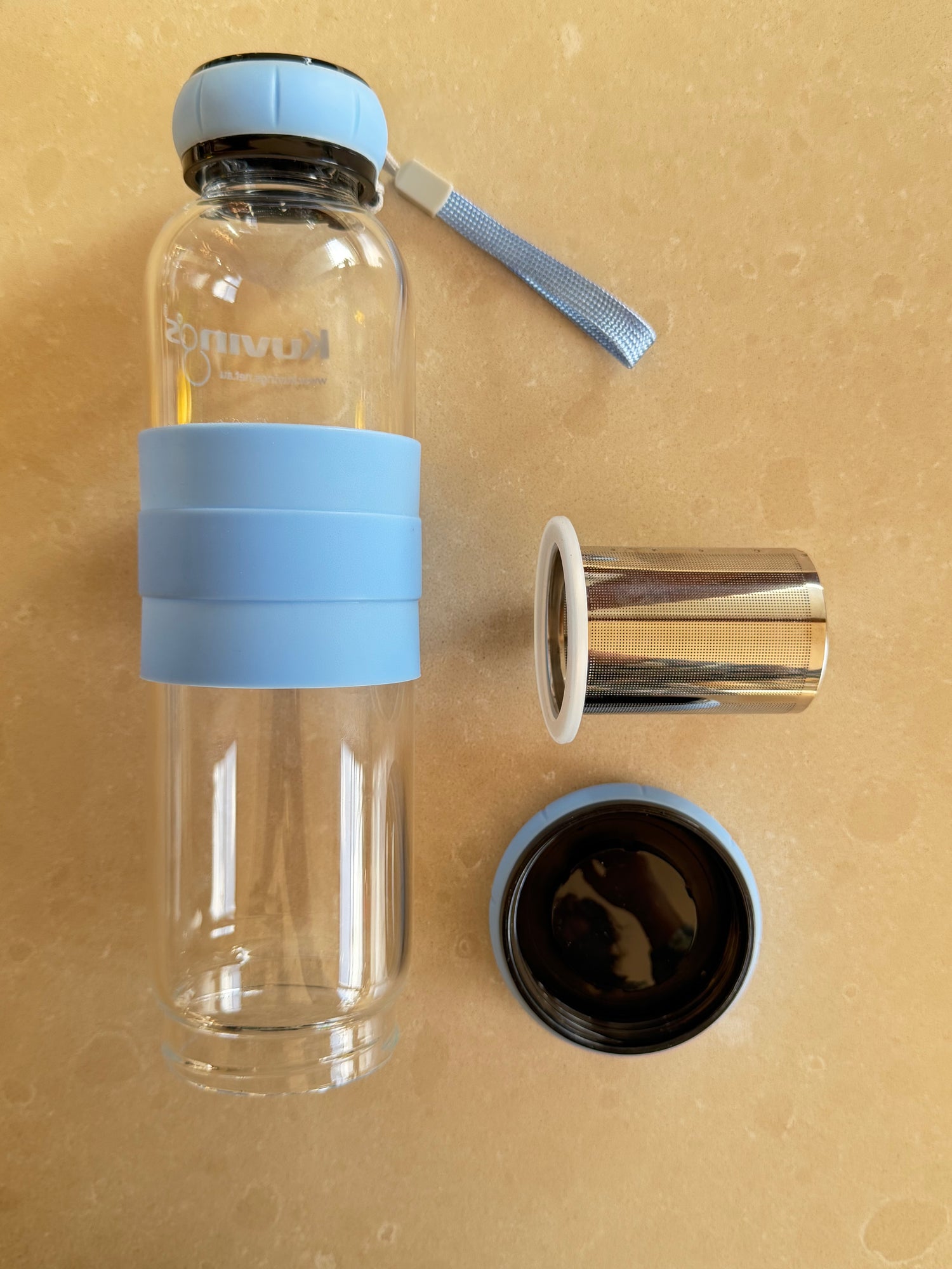 Glass Tea Infuser Bottle 500ml