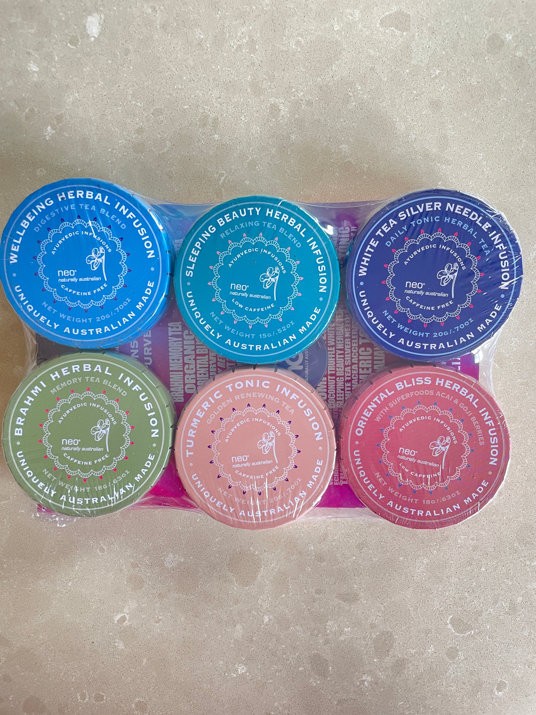 Anti-Inflammatory Tea Set of 6 Loose Leaf Tea Tins