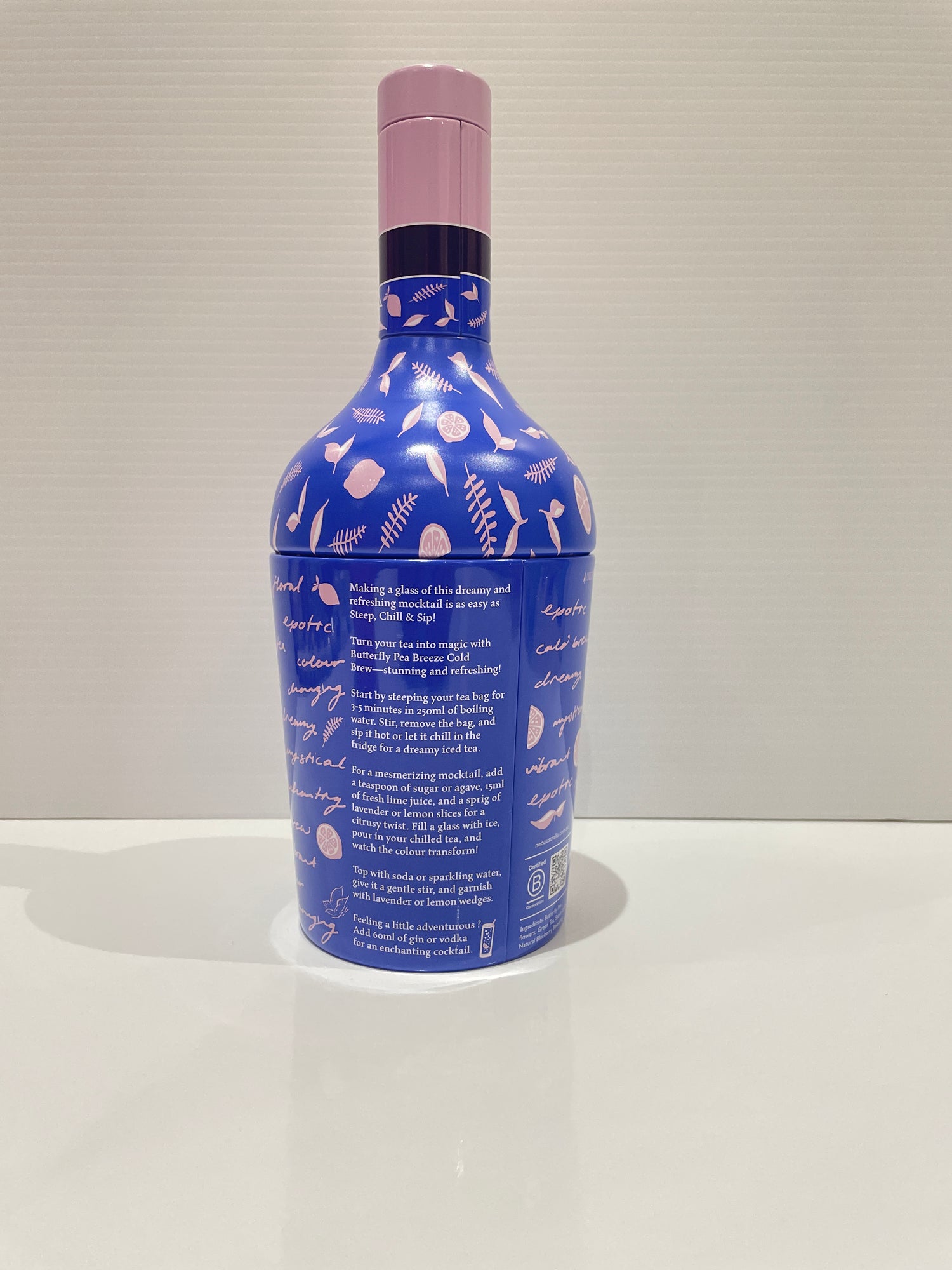 Tea Mocktail Blue Butterfly Breeze