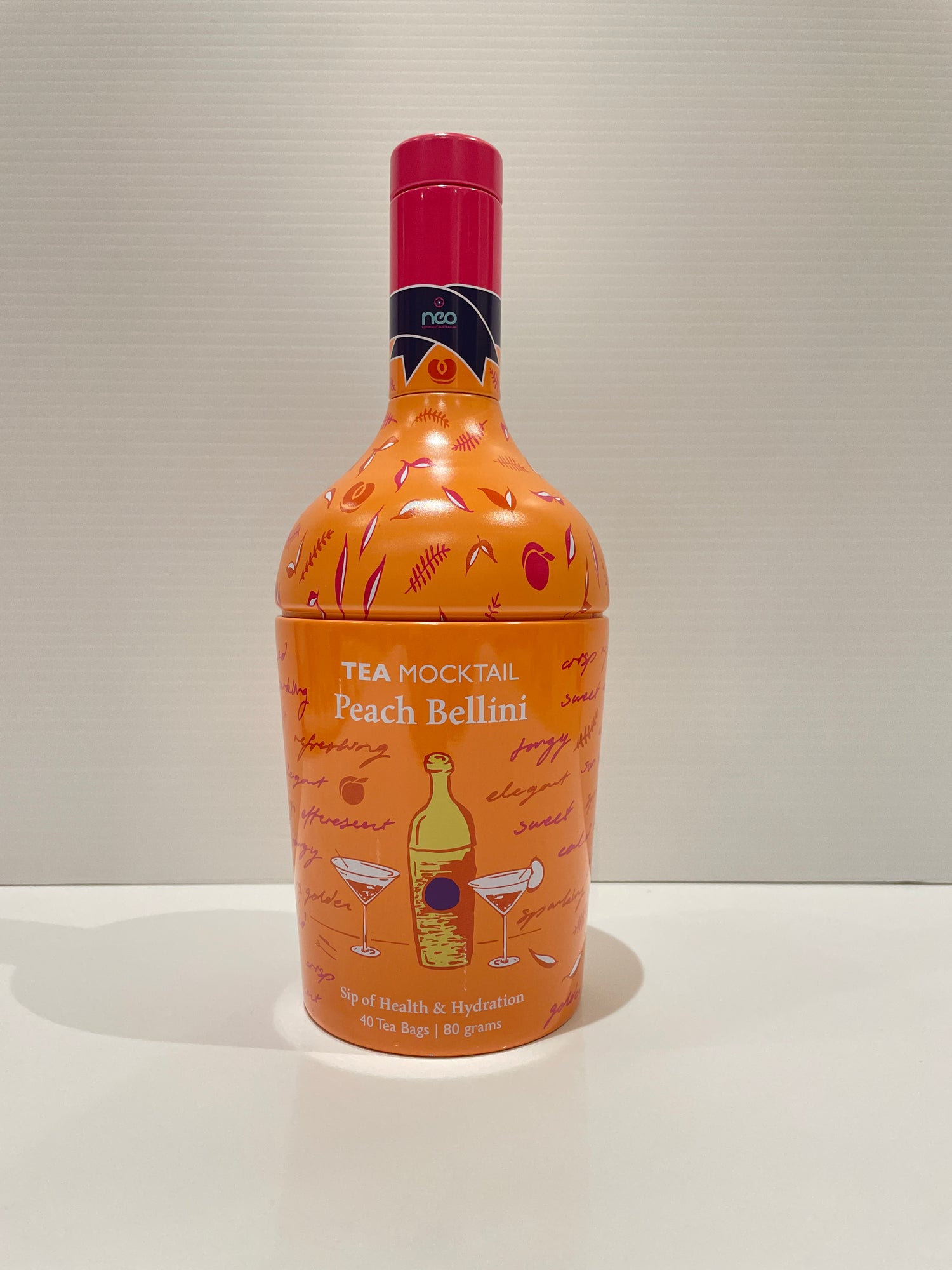 Tea Mocktail Peach Bellini