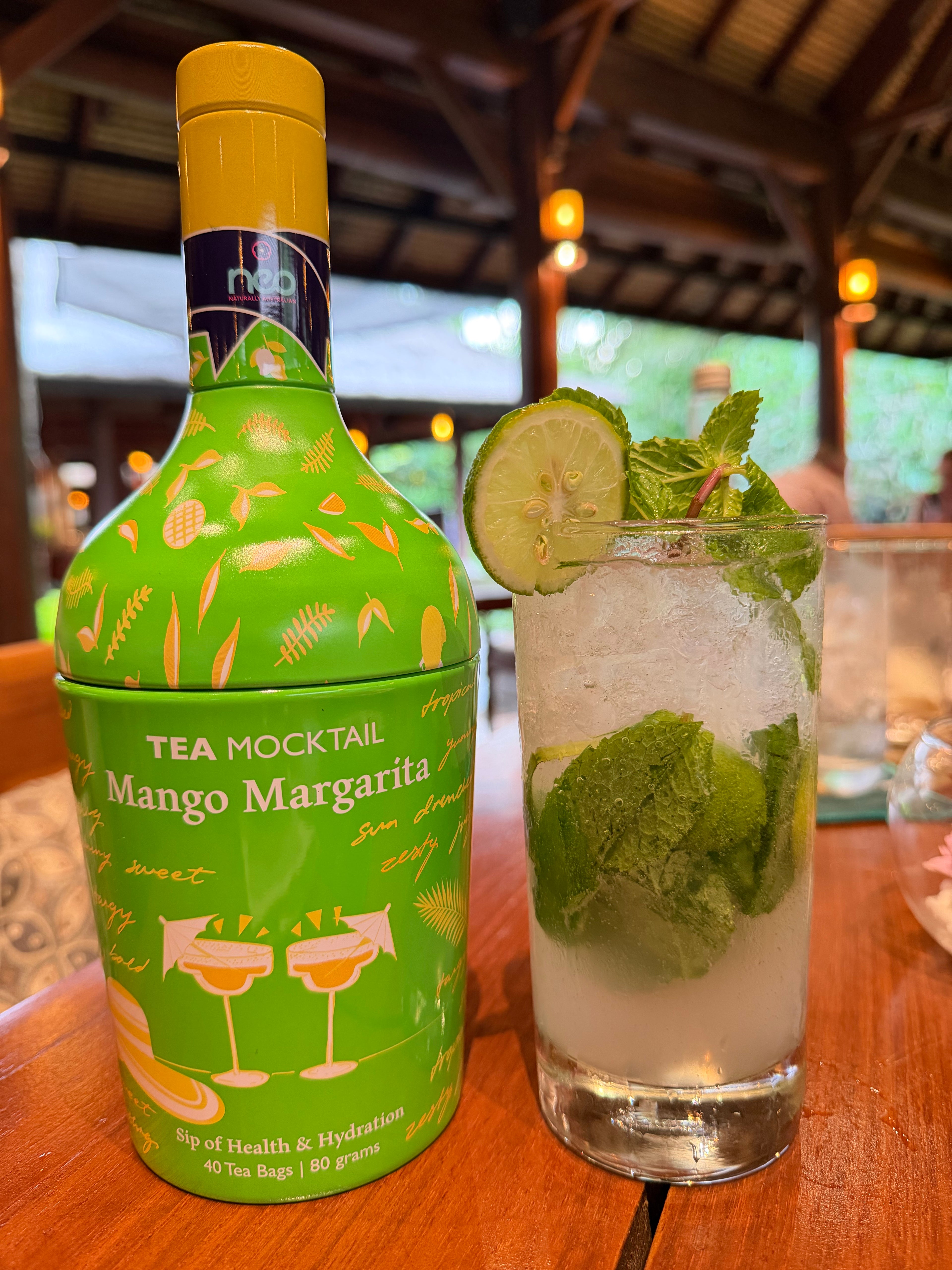 Tea Mocktail Mango Margarita