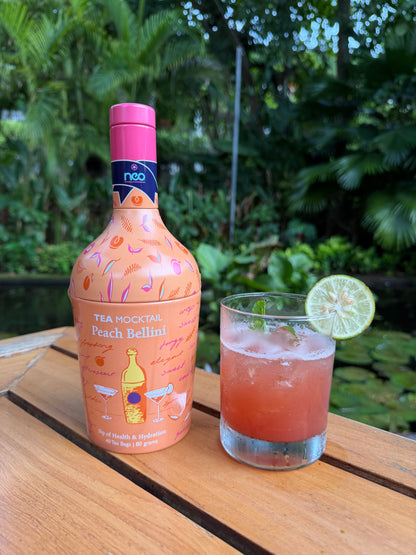 Tea Mocktail Peach Bellini