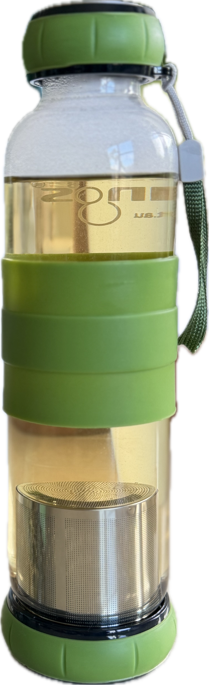 Glass Tea Infuser Bottle 500ml
