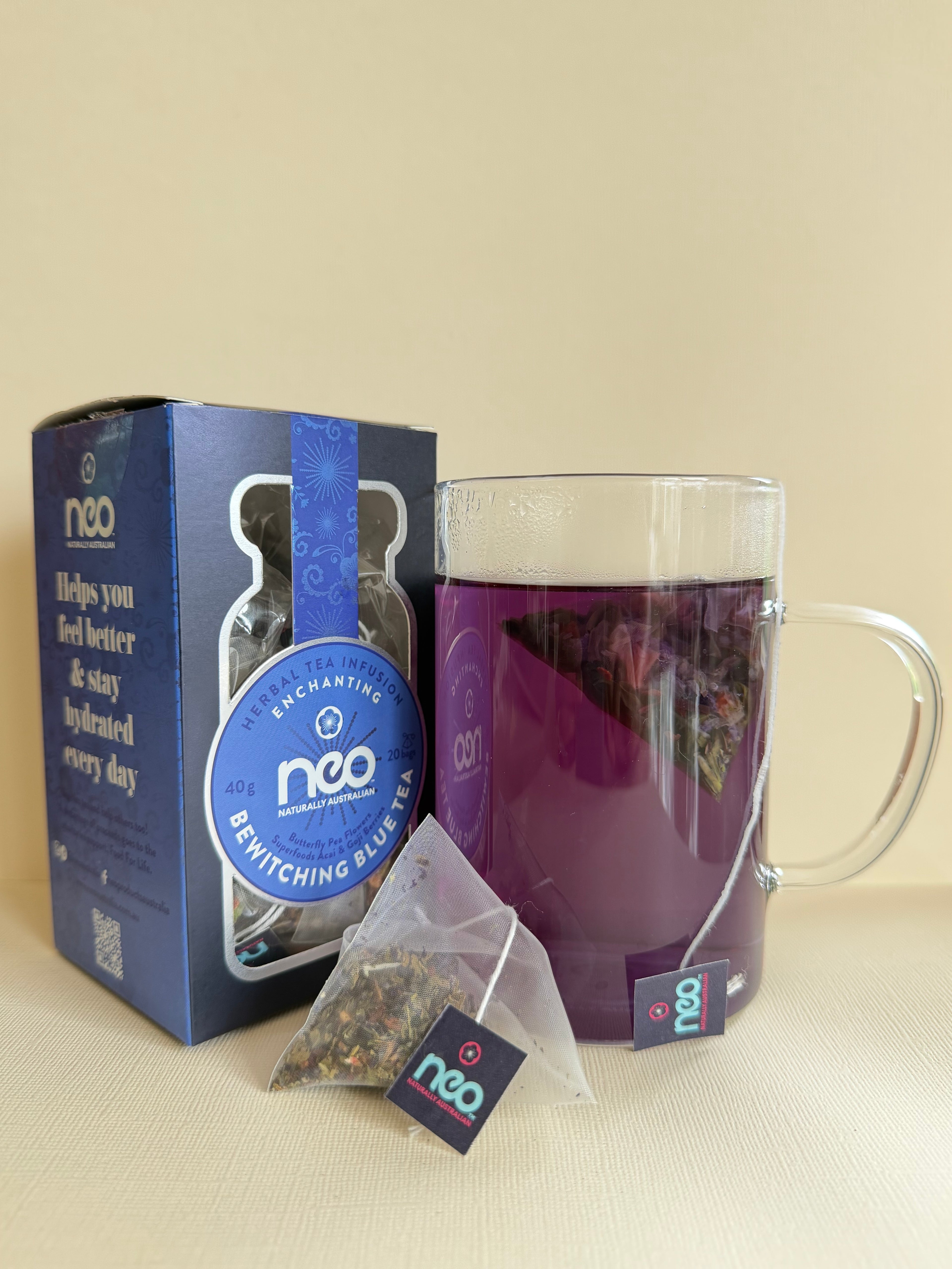 Bewitching Blue Butterfly Pea Tea – 6 Box Bulk Pack (Pyramid Teabags)