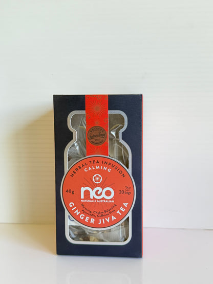 Ginger Jiva Tea – 6 Box Bulk Pack (Pyramid Teabags)