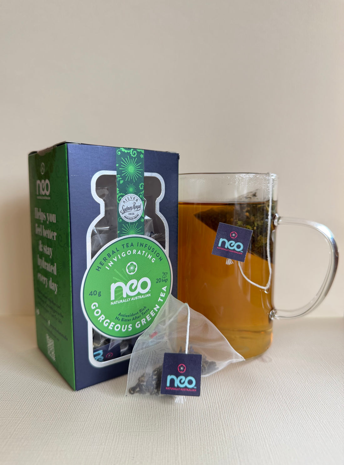 Gorgeous Green Tea – 6 Box Bulk Pack (Pyramid Teabags)