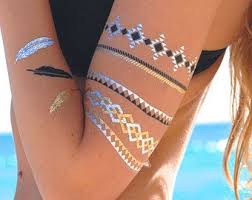 Stunning Temporary Metallic Tattoos