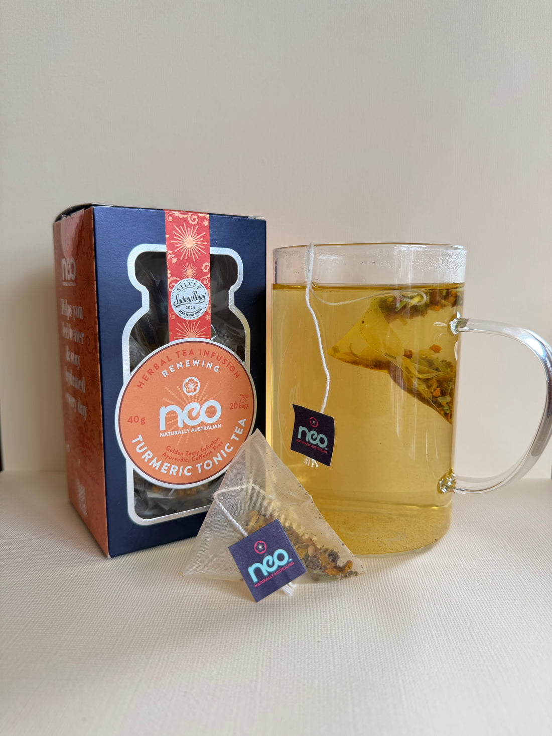 Turmeric Tonic Tea – 6 Box Bulk Pack (Pyramid Teabags)