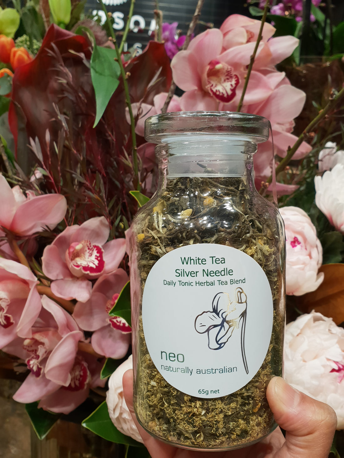 White Tea Silver Needle Tea Jar 65g