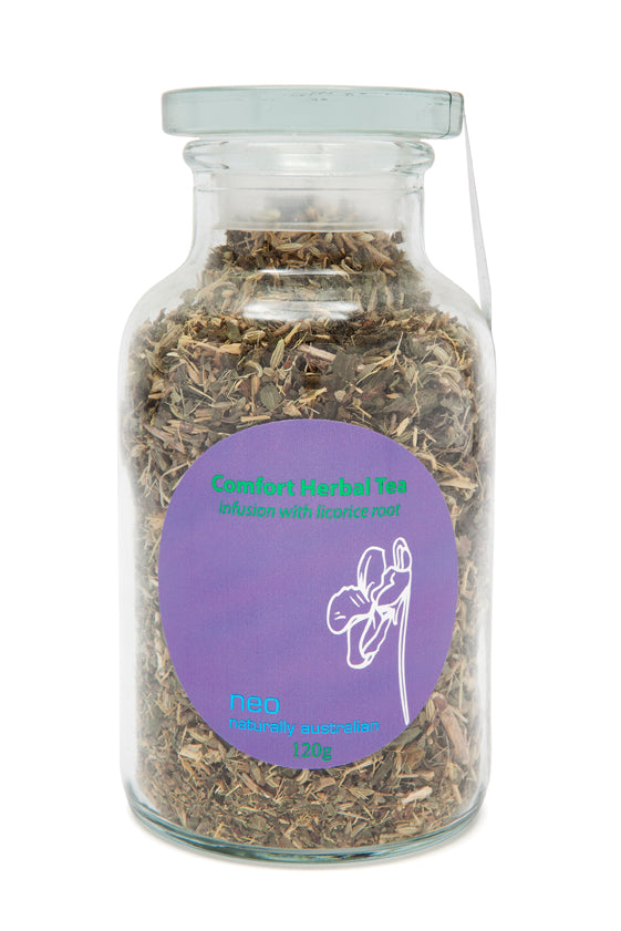 Peppermint & Licorice Tea Jar 120g - Comfort Tea