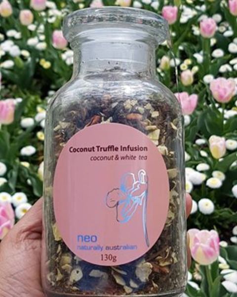Coconut Tea Jar 130g - Coconut Truffle Tea