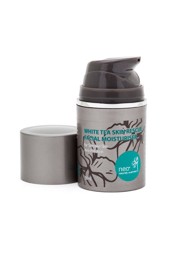White Tea Facial Moisturiser for Stressed Skin 50ml